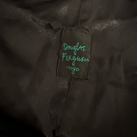 RARE!!! DOUGLAS FERGUSON 70s/80s Black Chainmail Metal Dress S - Picture 6 of 7